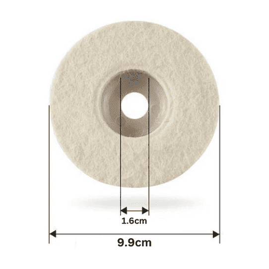 Auštos kokybės vilnos poliravimo diskai