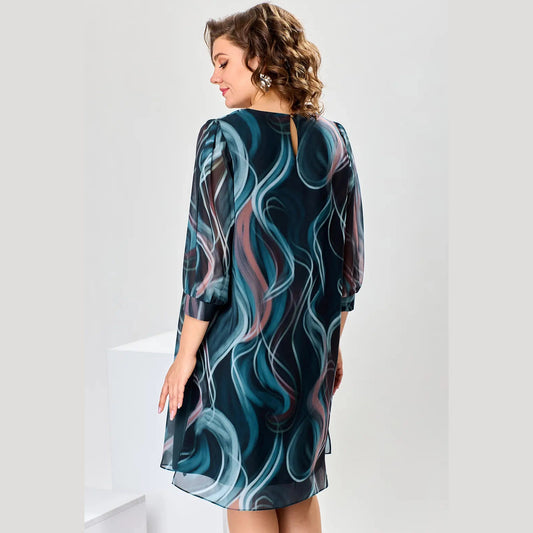 Klostuota Šifono suknelė