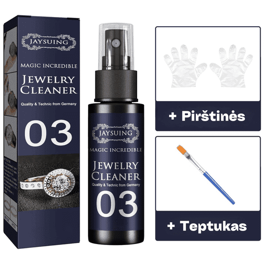Juvelyrinių dirbinių valymo rinkinys