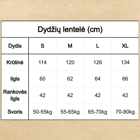 Stilingas laisvo stiliaus megztinis