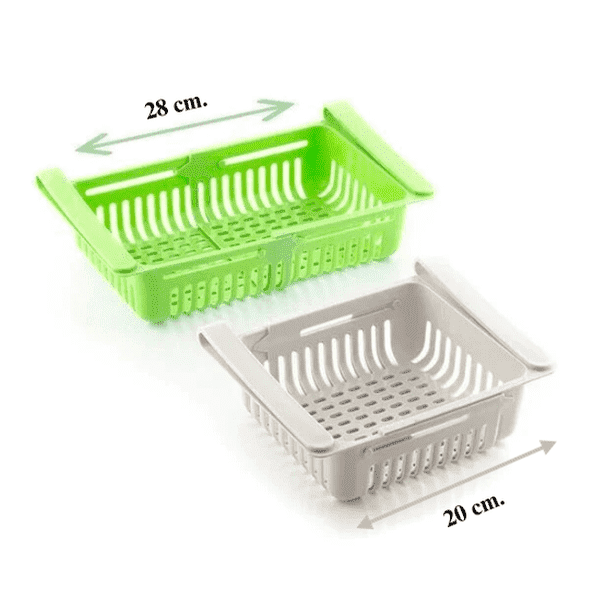 Reguliuojamos šaldytuvo dėžutės 4vnt.