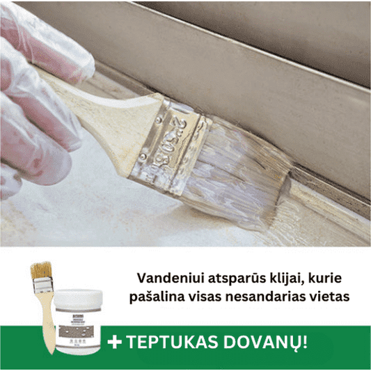 Vandeniui atsparių sandarinimo klijų rinkinys