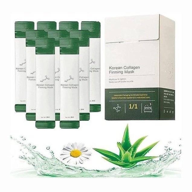 Korėjietiška stangrinamoji kaukė | COLLAGMASK (20vnt rinkinys)