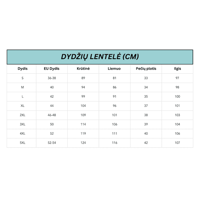 Laisva midi suknelė (S-5XL)