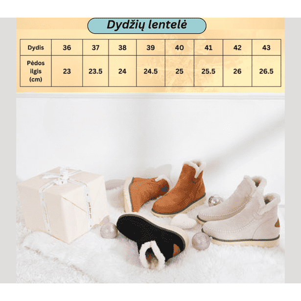Šilti moteriški odiniai batai
