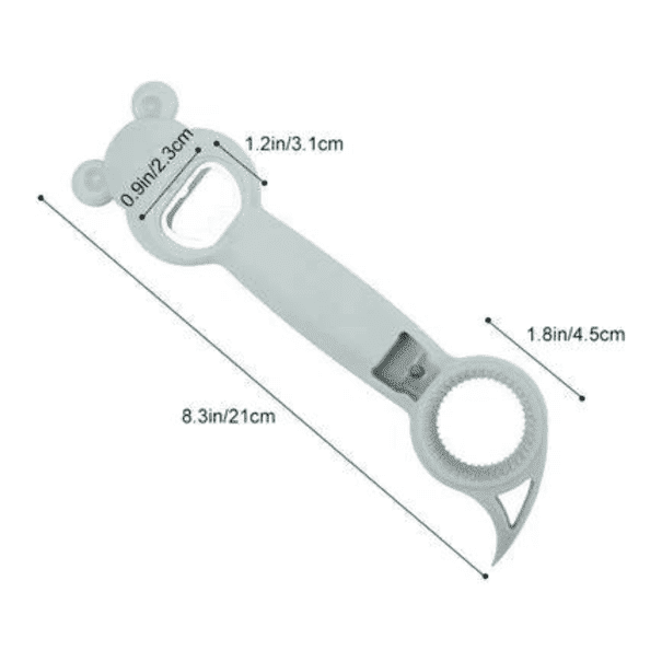 Daugiafunkcinis dangtelių, kamštelių atidarytuvas