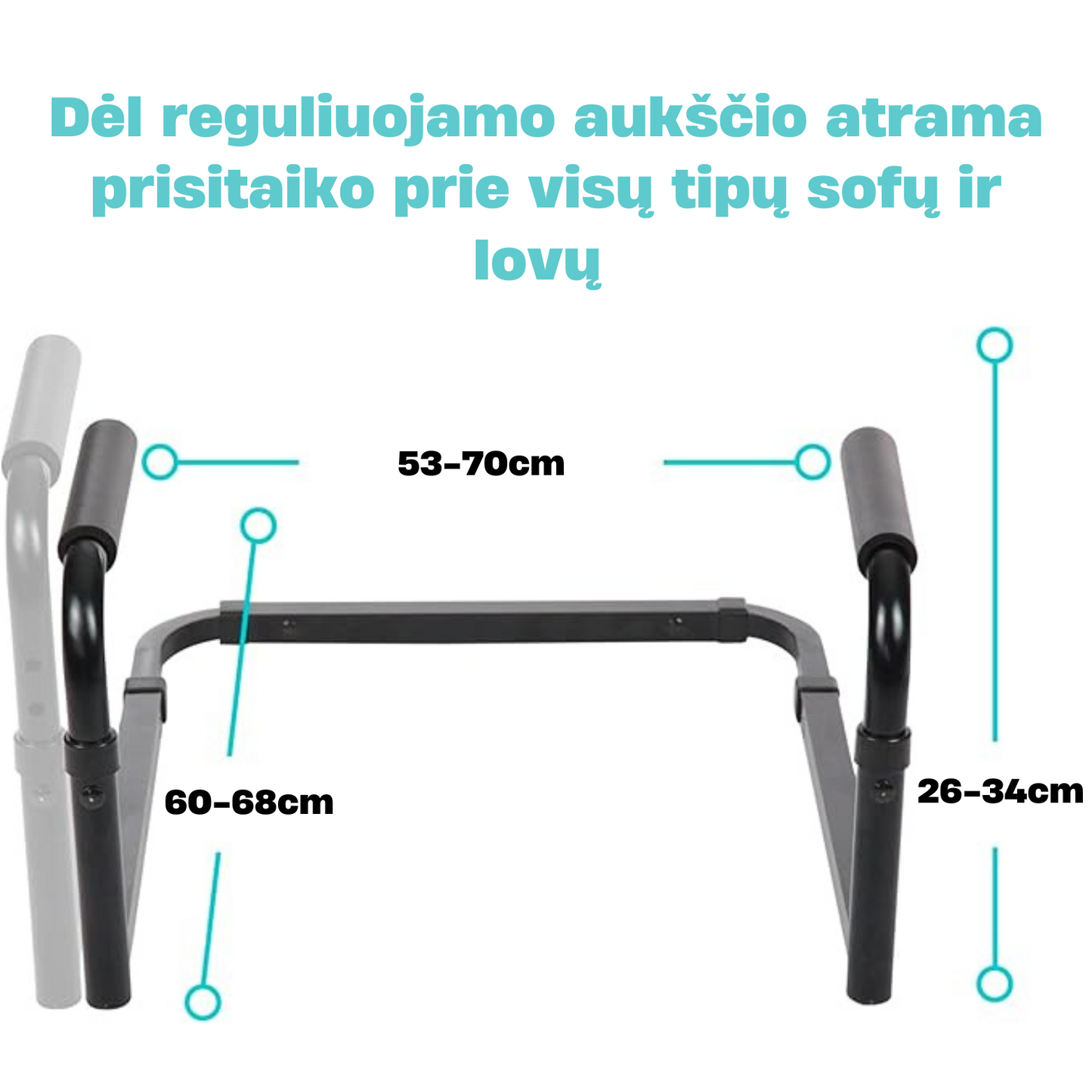 CareRise™ | Pagalbinė atrama