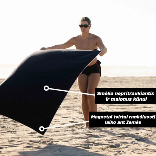 Rankšluostis su integruotais magnetais kampuose