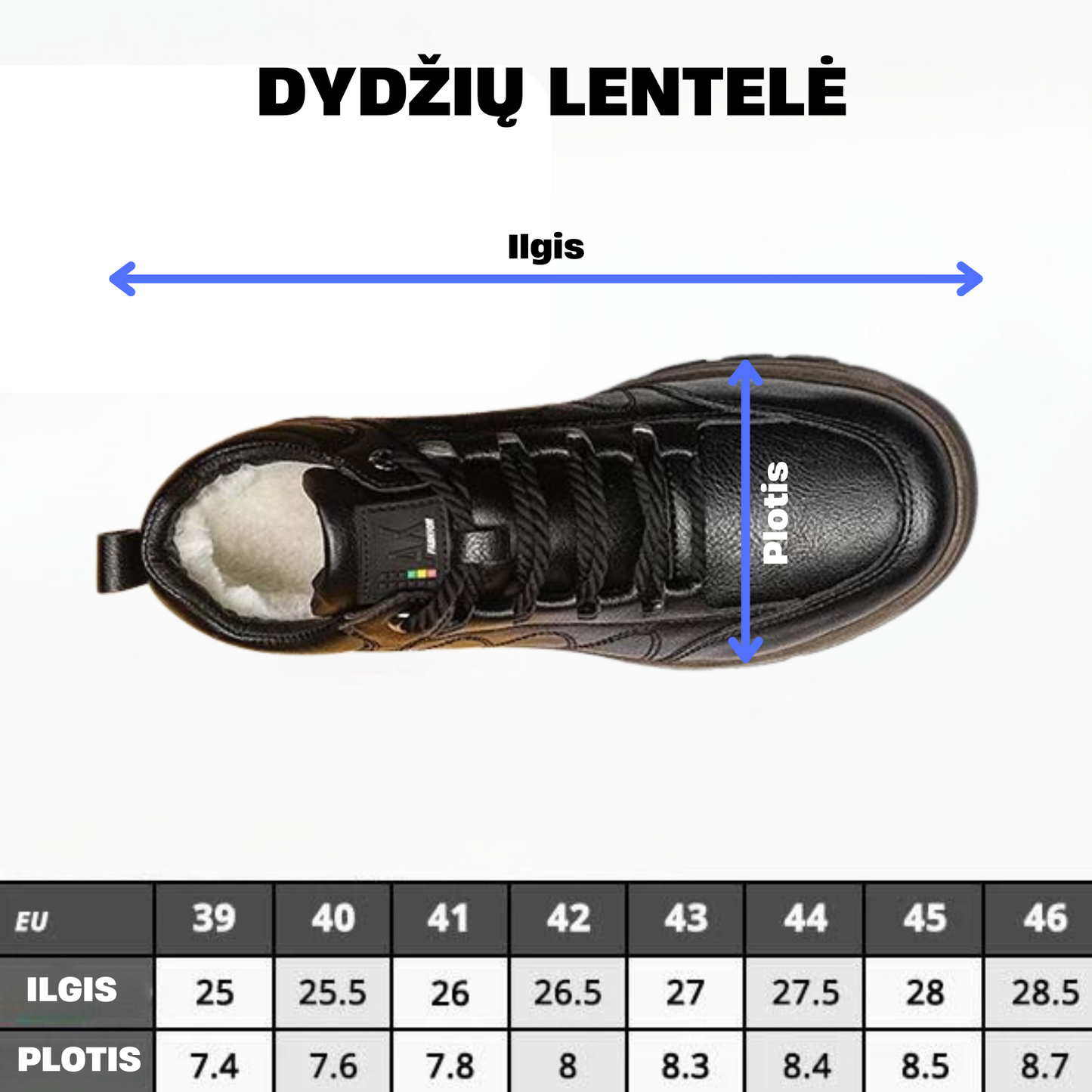 Vyriški odiniai rudeniniai batai