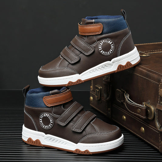 Vaikiški rudeniniai odiniai batai