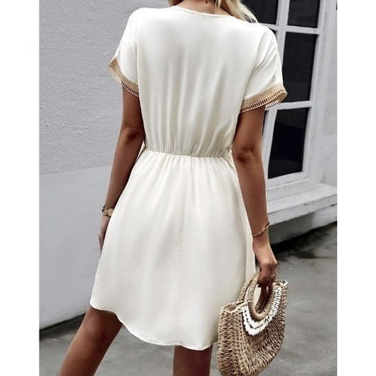 Prabangi medvilninė suknelė