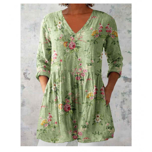 "Vasaros Žiedas" - Medvilninė elegantiška suknelė