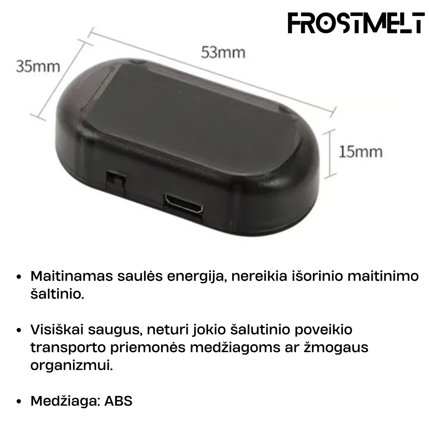FrostMelt™ | Automobilio elektromagnetinis sniego atitirpinimo įrenginys