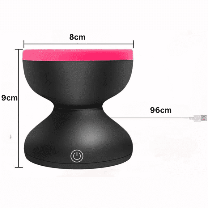 Makiažo šepetėlių valymo mašina