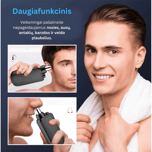 Nosies plaukų kirpimo mašinėlė