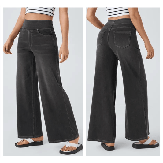 "Freedom Fit" tamprūs paaukštinto liemens džinsai