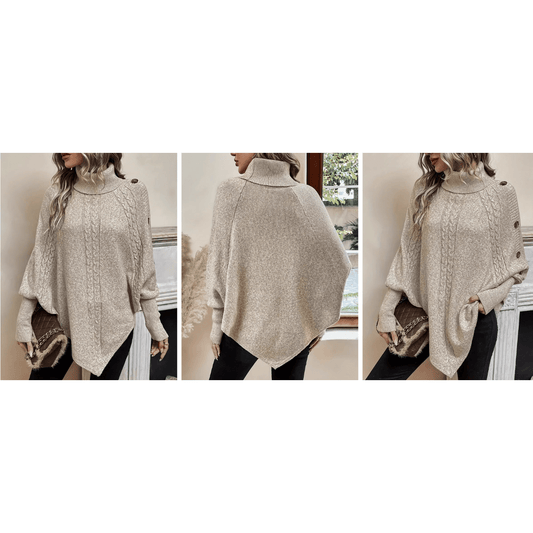 StellarKnit™ | Šiltas megztinis aukšta apykakle