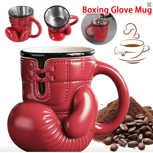 3D geležinis puodelis - bokso pirštinė