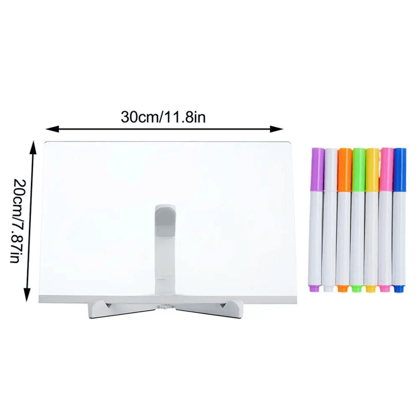 Moderni LED šviečianti užrašų lenta su spalvomis