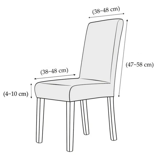 Universalūs kėdžių užvalkalai