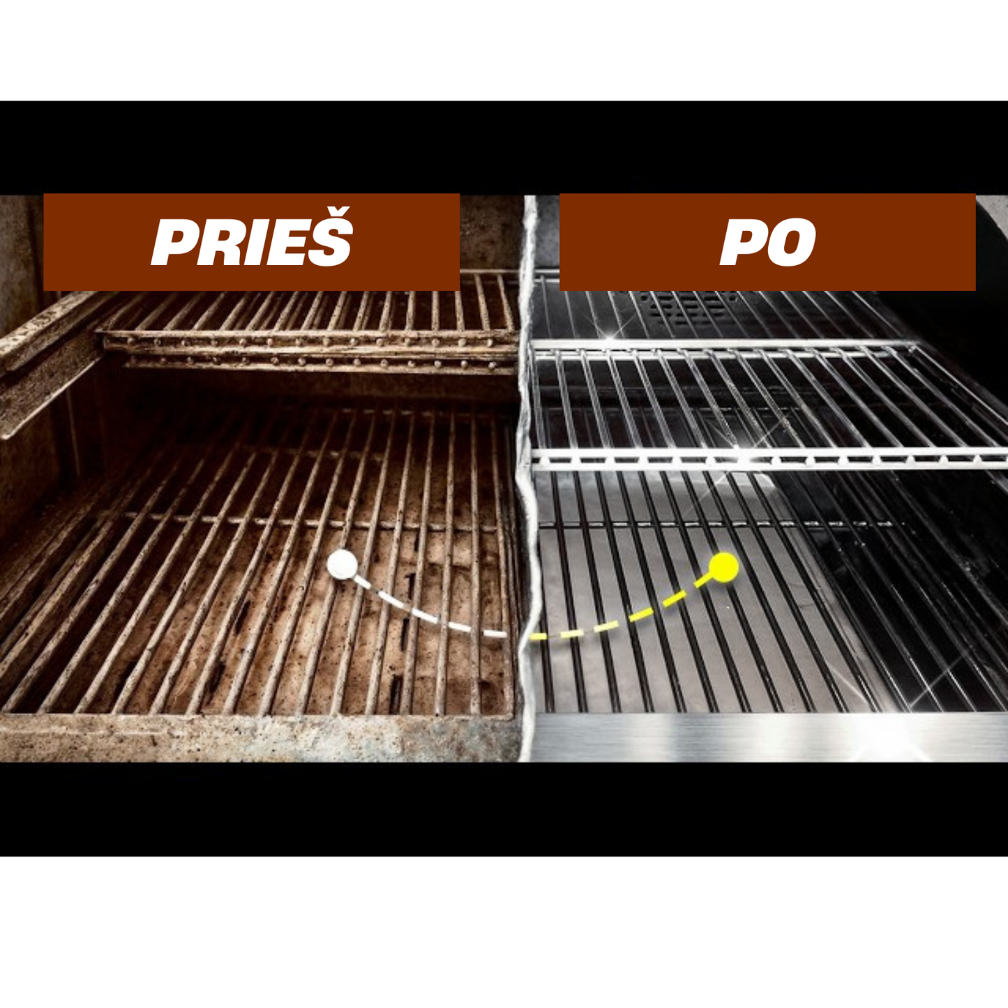 GrillPRO™ | Elektrinis griliaus garinis šepetys