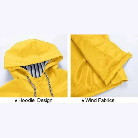 Moteriška neperšlampama ir neperpučiama striukė