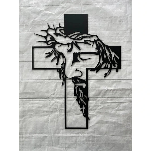 Dekoracija su Jėzaus atvaizdu