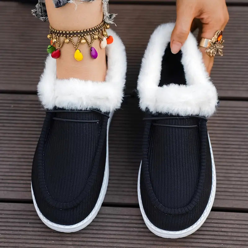 "Autumn Style"- Stilingi bateliai su kailiuku