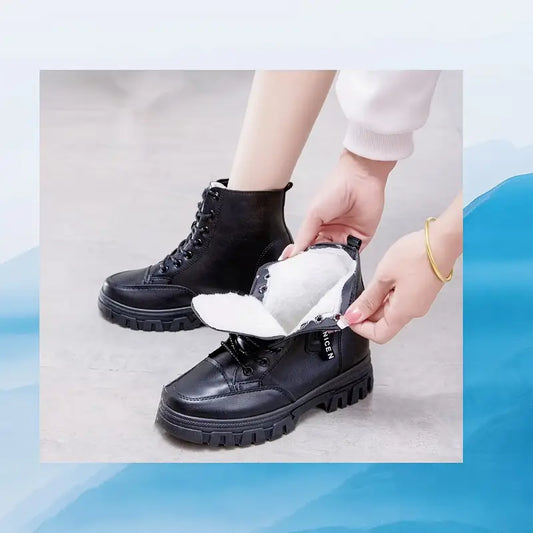 Fashion™ | Moteriški patogūs batai su kailiuku