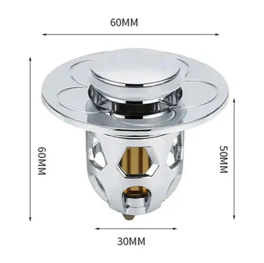 Universalus kamštis kriauklėms ir vonioms