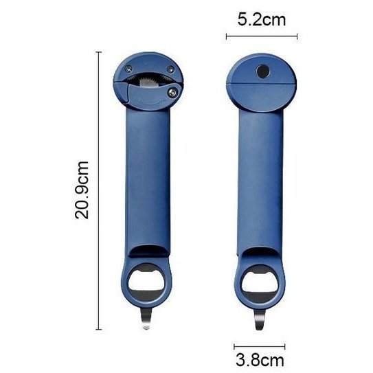 Reguliuojamas dangtelių atidarytuvas