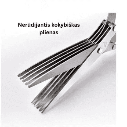 Žirklės greitam žolelių karpimui (4 dalių rinkinys)