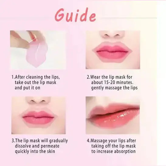 Drėkinančios lūpų kaukės su kolagenu