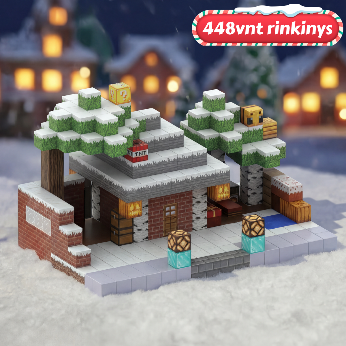 Minecraft magnetinių blokų rinkinys