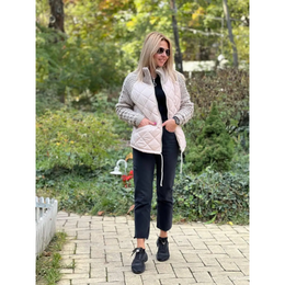 Lusso™ | Moteriška striukė megztomis rankovėmis