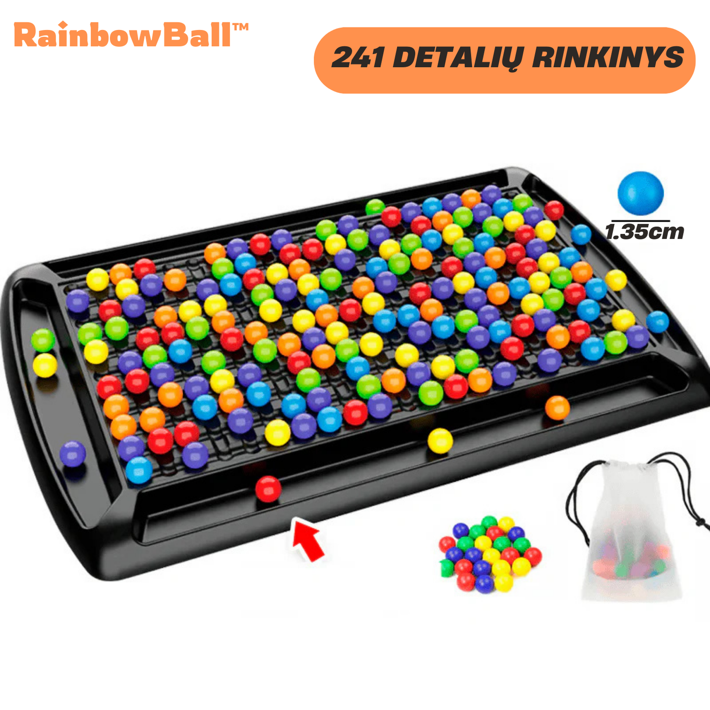 RainbowBall™ | Spalvotų rutuliukų stalo žaidimas