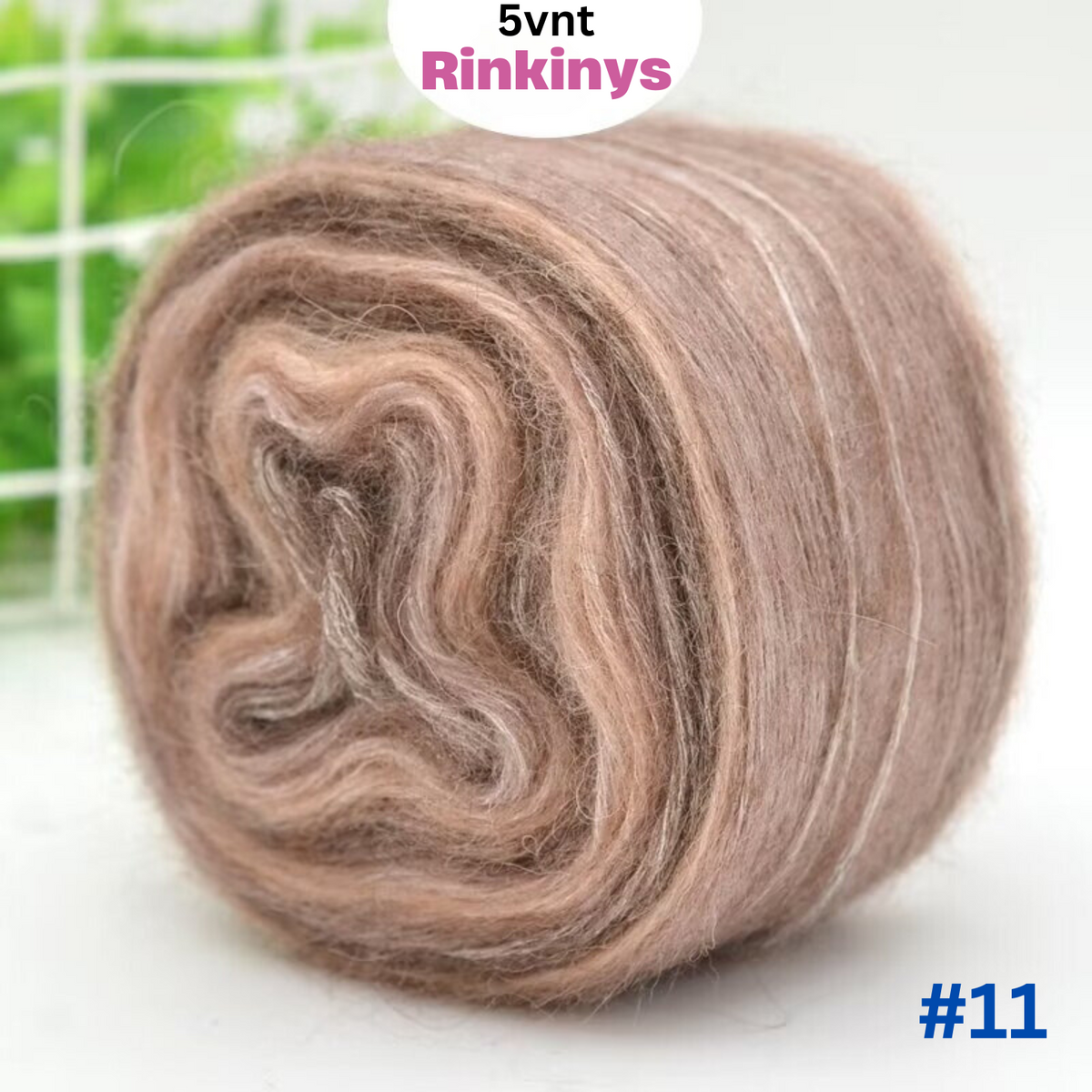 Gradientiniai Moherio Mezgimo Siūlai - Rinkinys