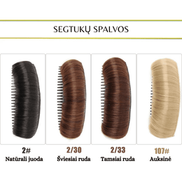 Nematomas pakeliantis šukuoseną segtukas