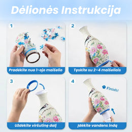 PuzzleVase™ | Kūrybinė Vaza