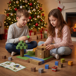 Minecraft magnetinių blokų rinkinys