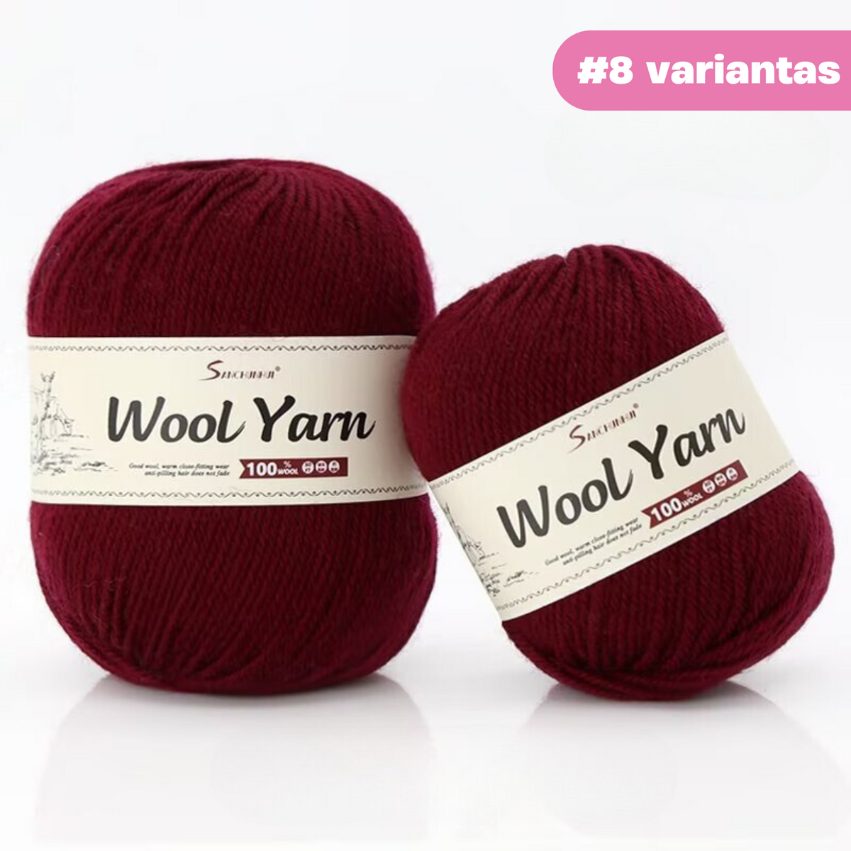 "Premium Wool" - Natūralios vilnos siūlų rinkinys