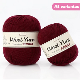 "Premium Wool" - Natūralios vilnos siūlų rinkinys