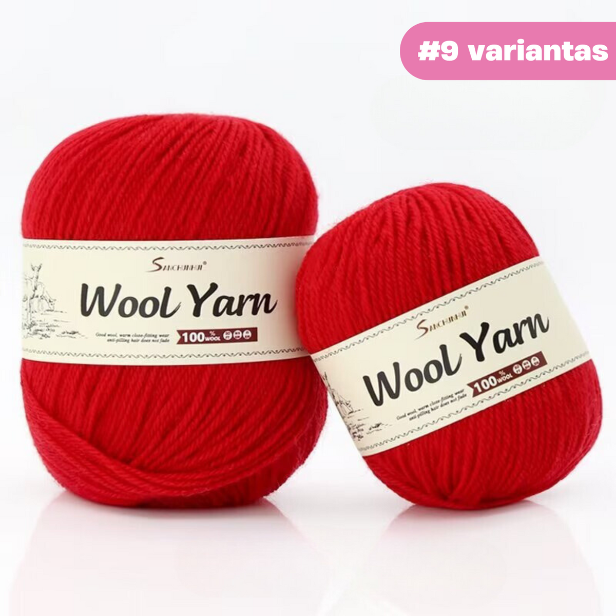 "Premium Wool" - Natūralios vilnos siūlų rinkinys