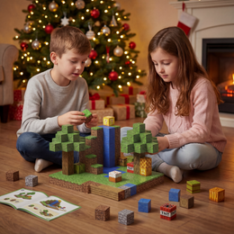 Minecraft magnetinių blokų rinkinys