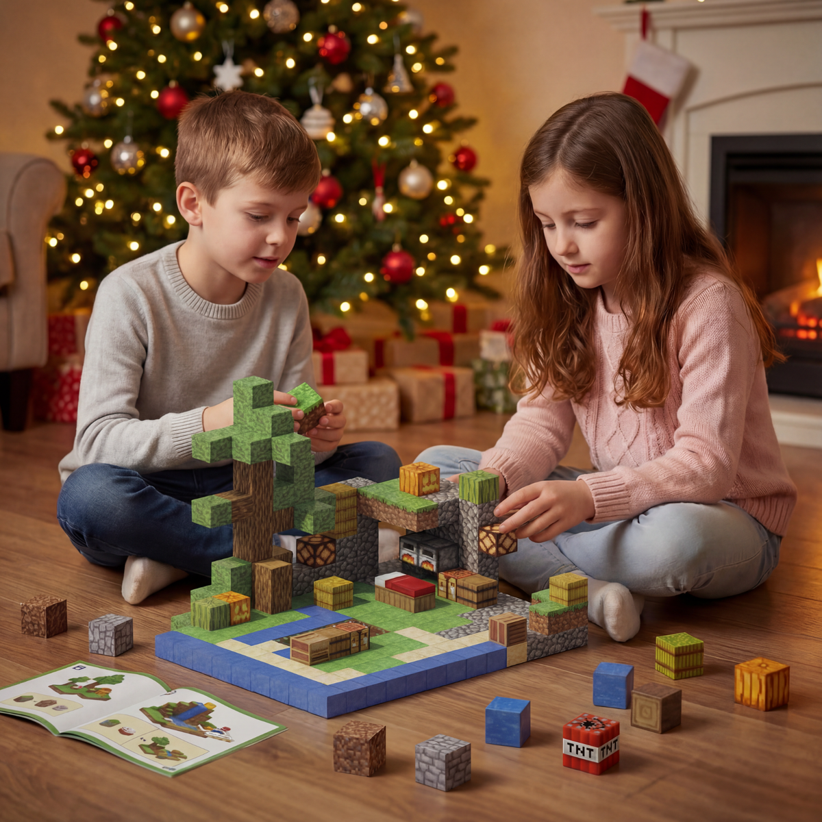 Minecraft magnetinių blokų rinkinys