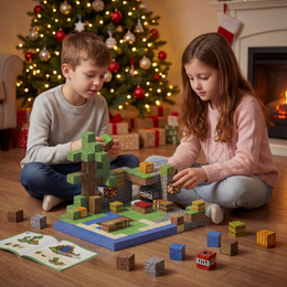 Minecraft magnetinių blokų rinkinys
