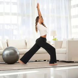 RegalFit™ | Moteriškos tamprios laisvalaikio kelnės