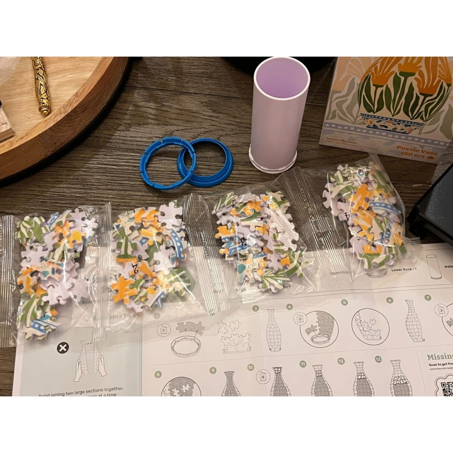 PuzzleVase™ | Kūrybinė Vaza