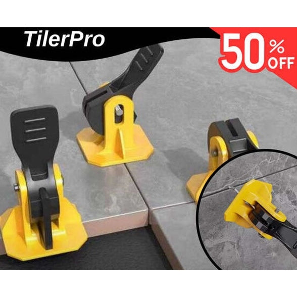 TilerPro™ | Daugkartinio naudojimo plytelių spaustukai (50vnt.)