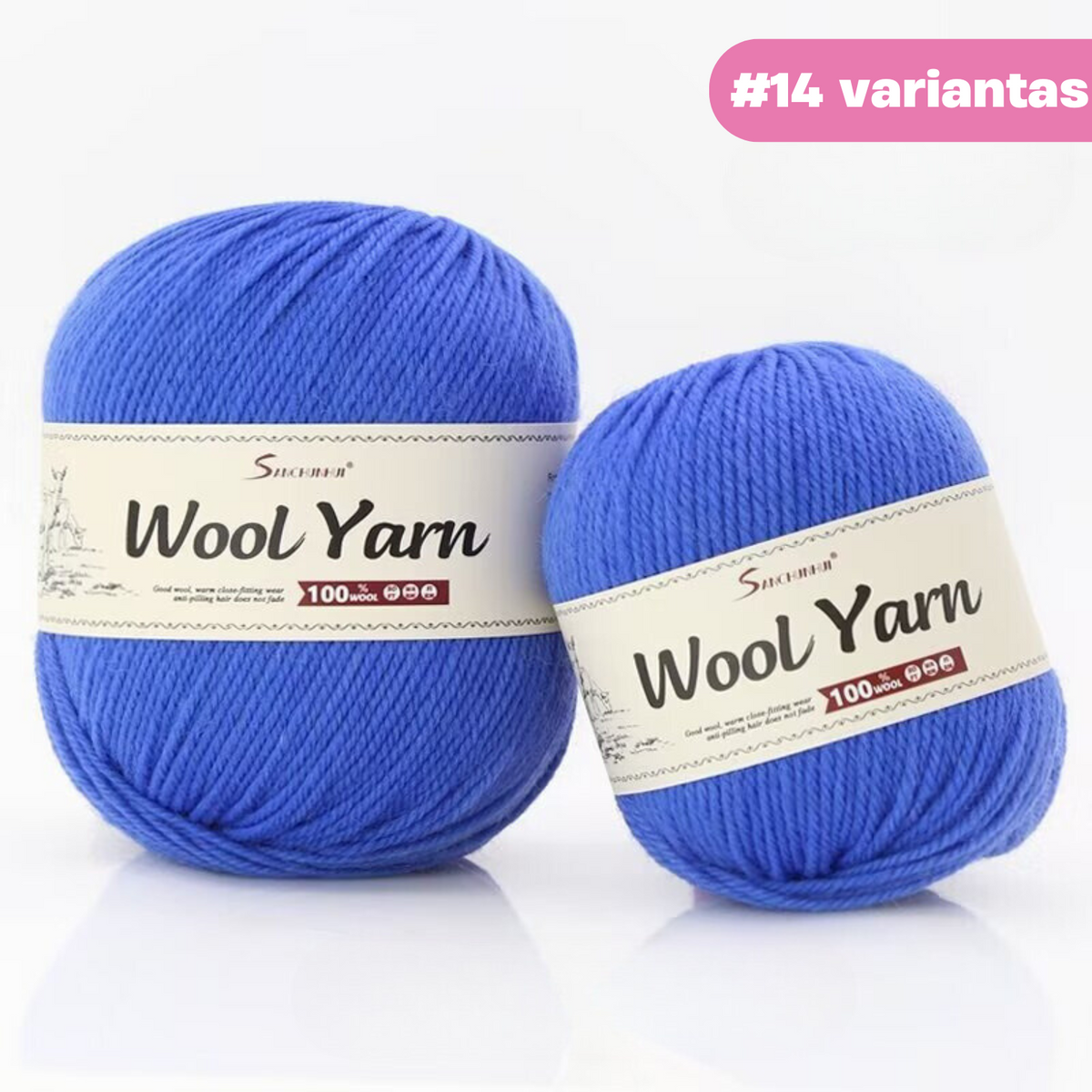 "Premium Wool" - Natūralios vilnos siūlų rinkinys